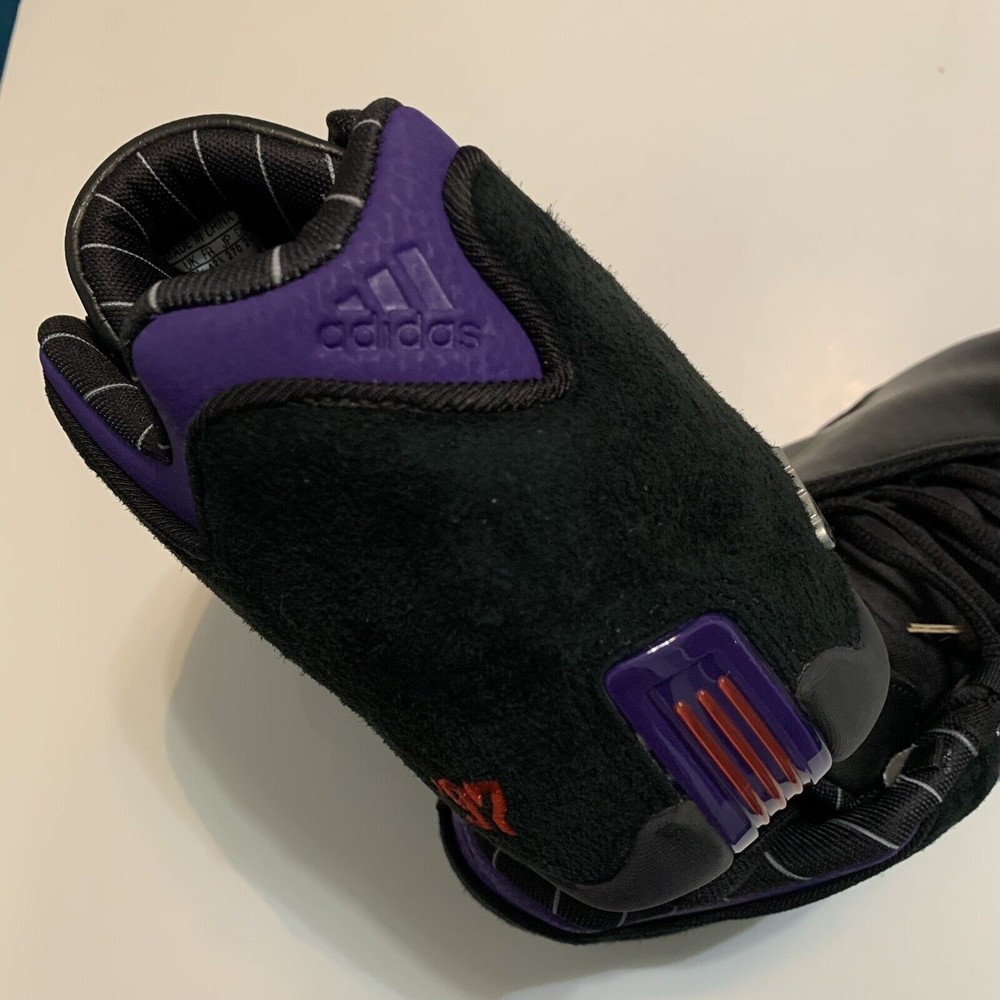 adidas TMAC 3 Restomod Raptors Black Purple Men Size 9 Basketball Shoes  GY2394 - Picture 4 of 9